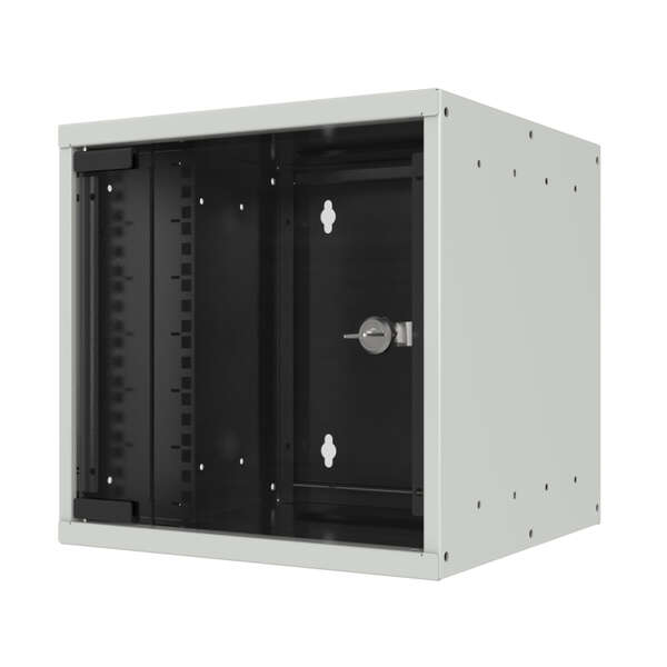 Naar omschrijving van WGB-1004GR-30 - 10“ 4U Wall Housing, Depth 300 mm, 1-piece, pre-assembled, RAL7035