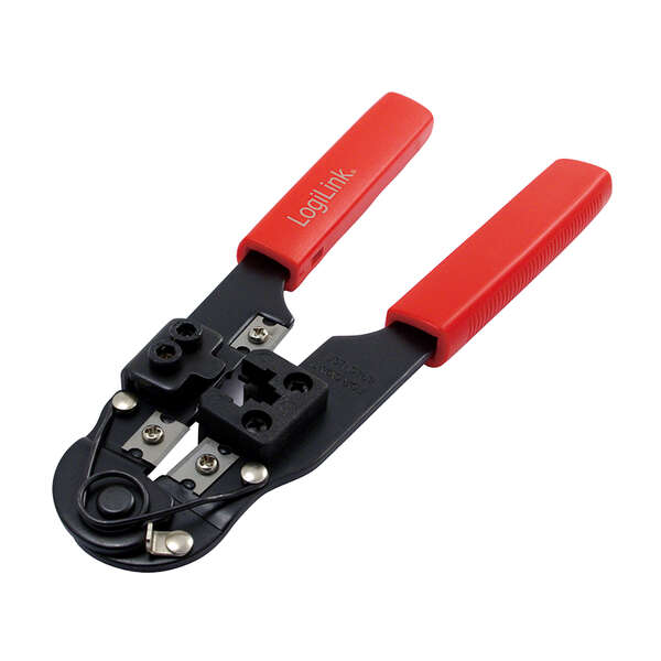 Naar omschrijving van WZ0004 - Crimping Tool Modular RJ45, with cutter and stripper