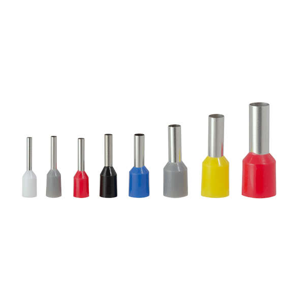 Naar omschrijving van WZ0084 - Wire end ferrules set with 1200 insulated ferrules 0.5 - 10 mm²